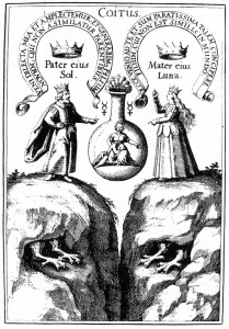 Alte Alchemie-Darstellung. Darum geht es