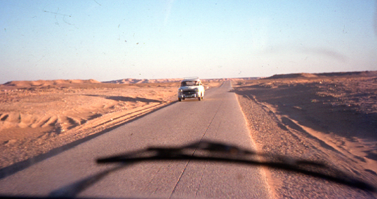 Straße in der Sahara